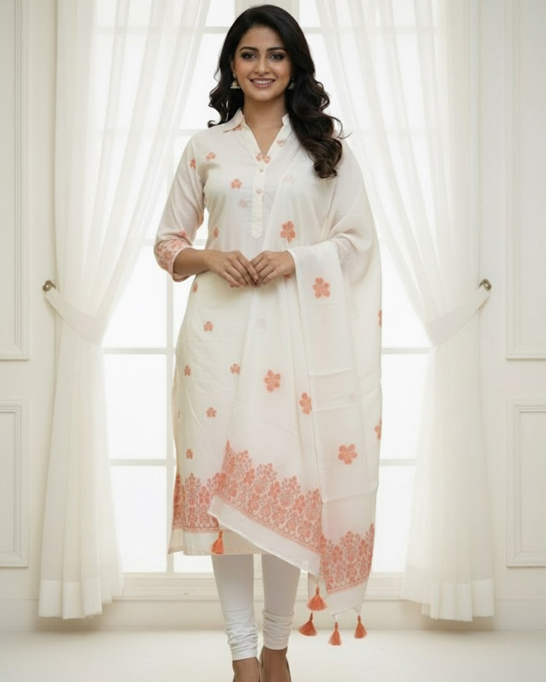 Cotton Two-Piece Suit Sets